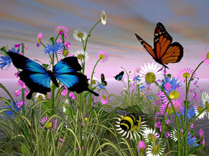 Butterfly painting